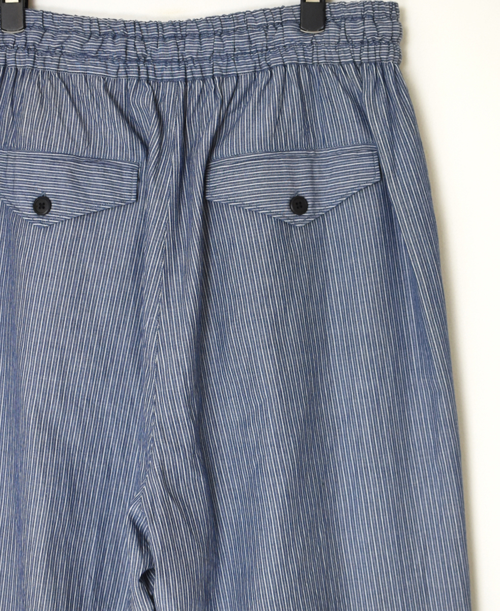 NVL2523(パンツ) POPLIN STRIPE EASY PANTS