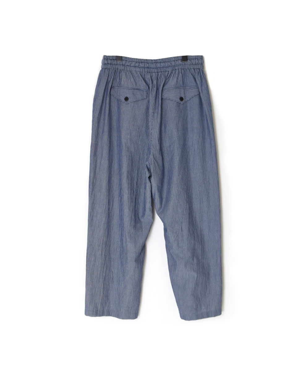 NVL2523(パンツ) POPLIN STRIPE EASY PANTS