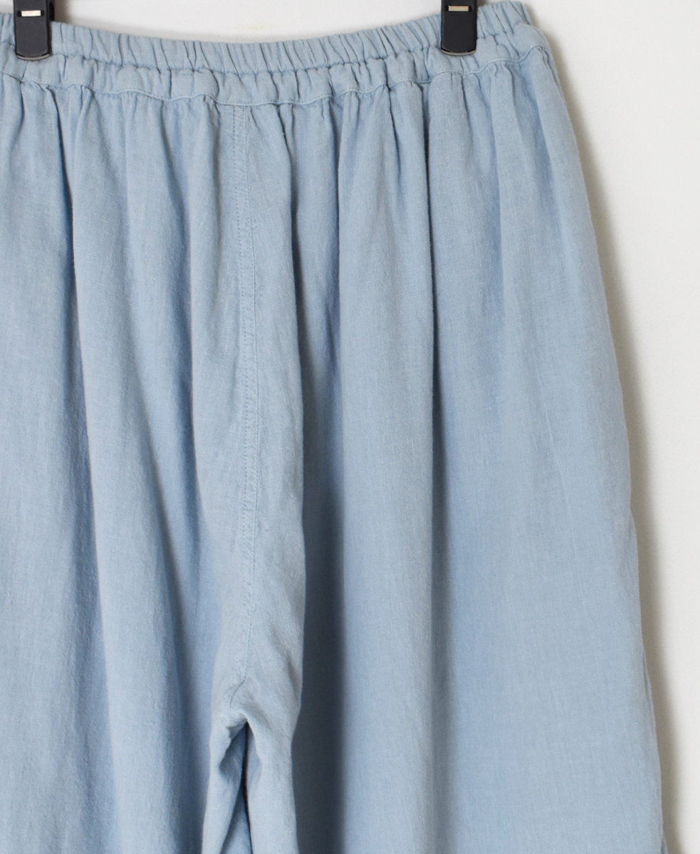 INAM2505G3D(パンツ) 30s GAUZE OVERDYE UTILITY GATHERED EASY PANTS WITH LINING