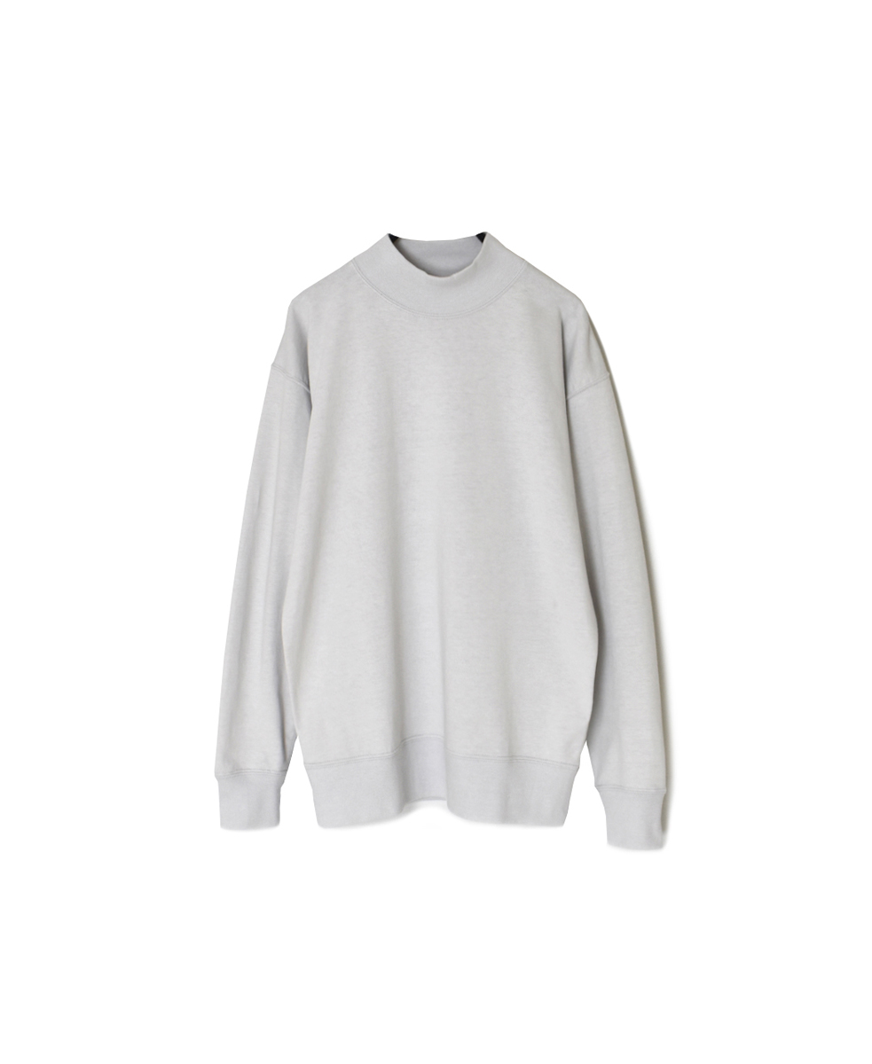 GNAM2401 (Tシャツ) SINGLE JERSEY MOCK-NECK LONG SLEEVE T-SHIRT
