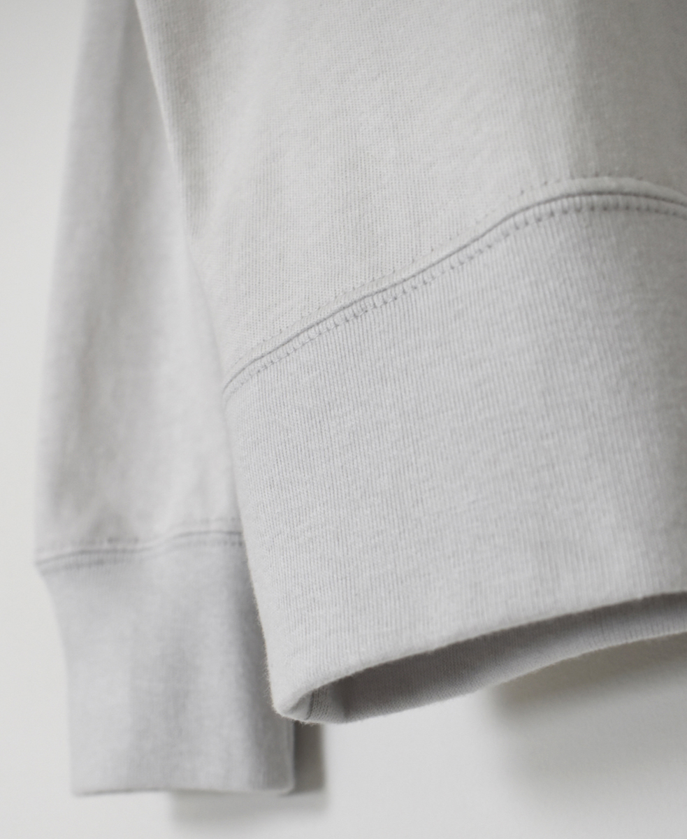 GNAM2401 (Tシャツ) SINGLE JERSEY MOCK-NECK LONG SLEEVE T-SHIRT