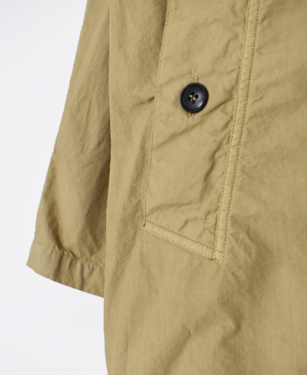 NHT2352TC (コート) LIGHT WEIGHT COTTON OVERDYE BALMACAAN SHORT COAT