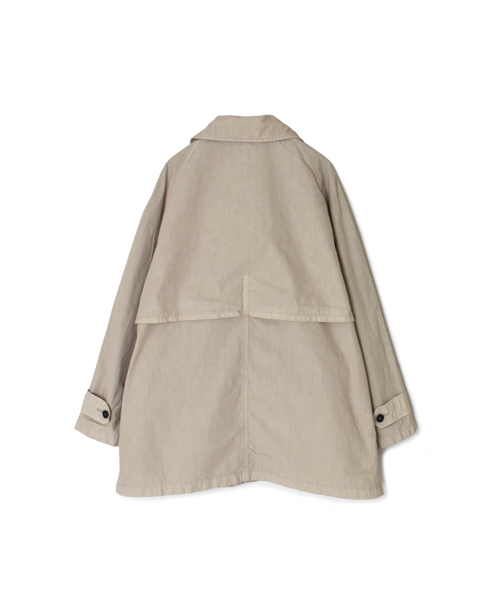 NHT2352TC (コート) LIGHT WEIGHT COTTON OVERDYE BALMACAAN SHORT COAT