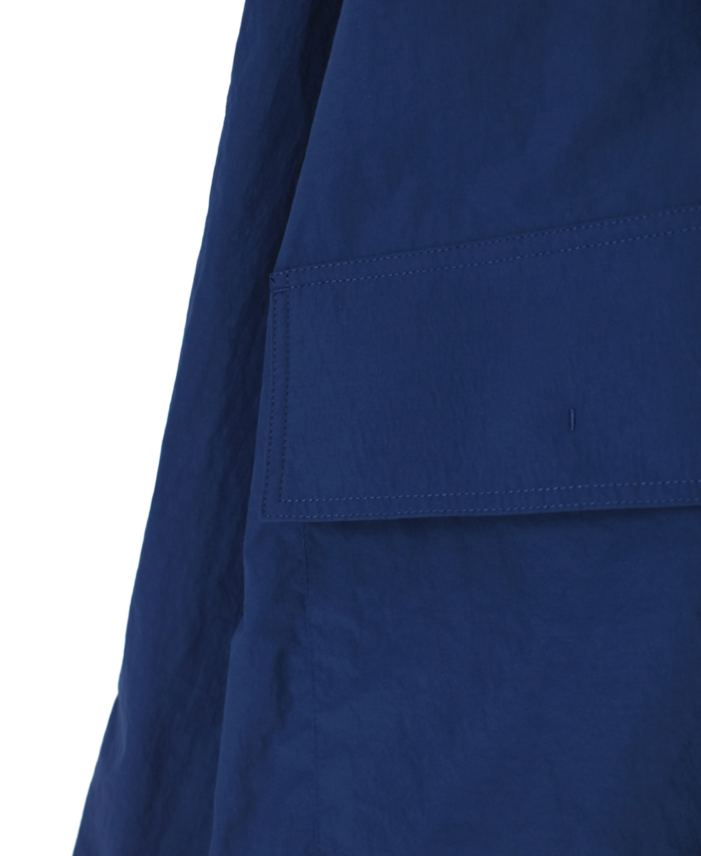NHT2511CNC(ジャケット) NYLON/COTTON HOODED PARKA WITH GUSSETED POCKET