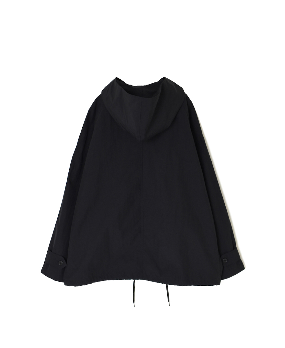 NHT2511CNC(ジャケット) NYLON/COTTON HOODED PARKA WITH GUSSETED POCKET
