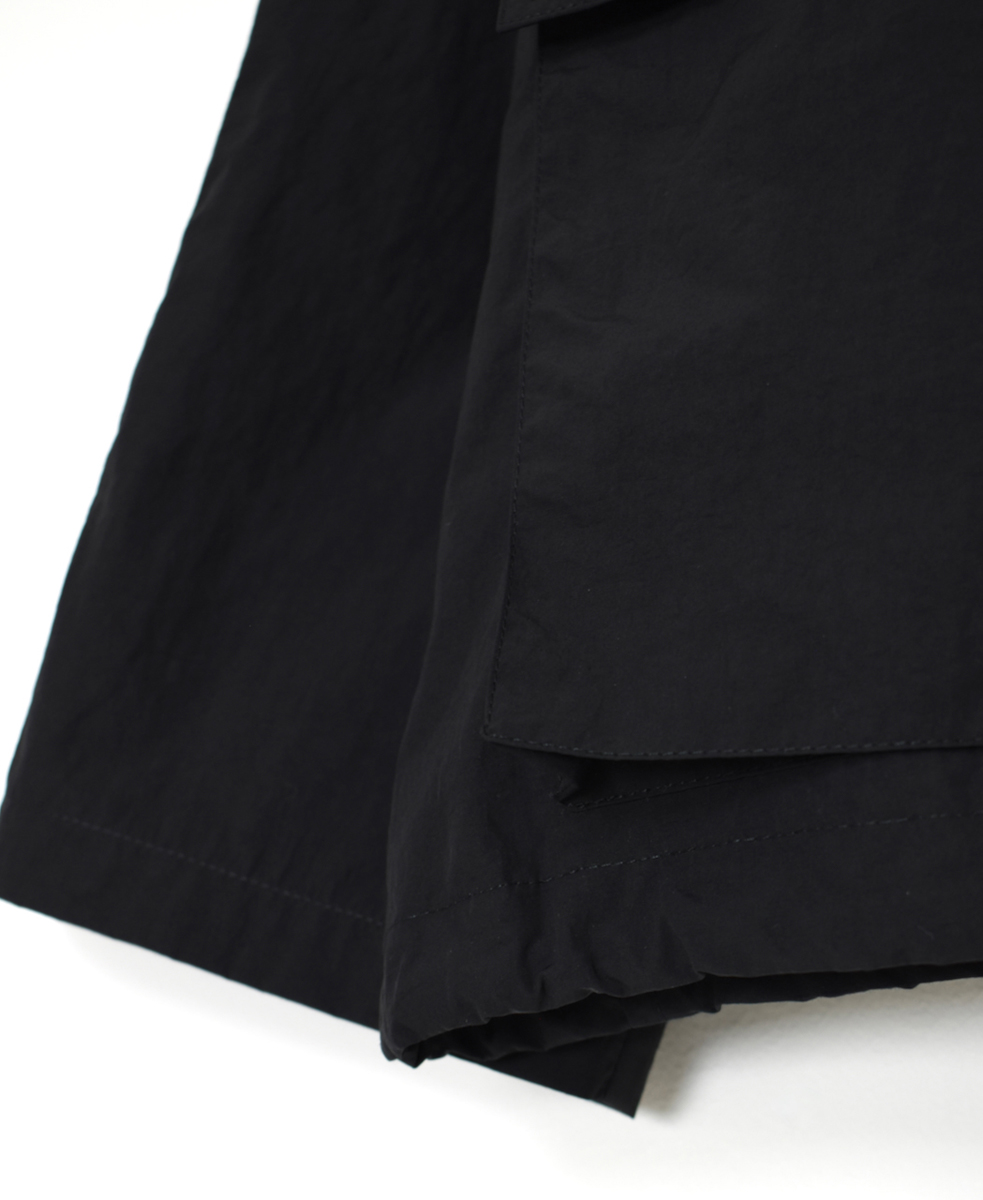 NHT2511CNC(ジャケット) NYLON/COTTON HOODED PARKA WITH GUSSETED POCKET