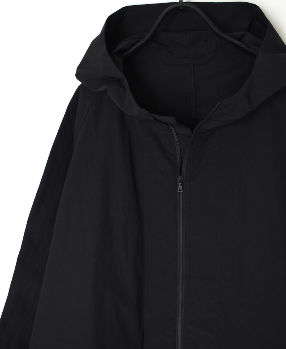 NHT2511CNC(ジャケット) NYLON/COTTON HOODED PARKA WITH GUSSETED POCKET