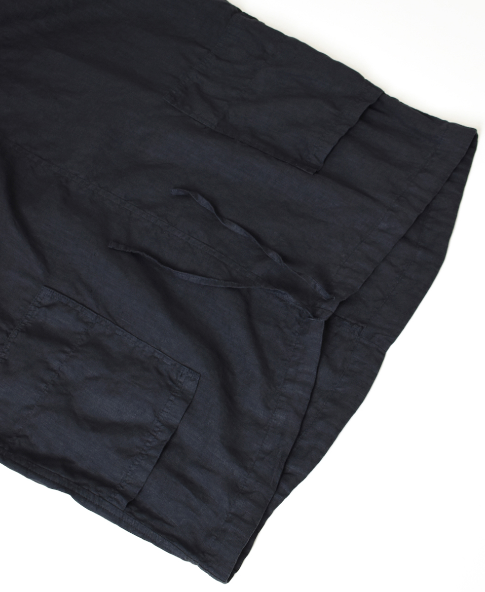 LNHT2531L(スカート) LINEN PLAIN OVERDYE EASY SKIRT