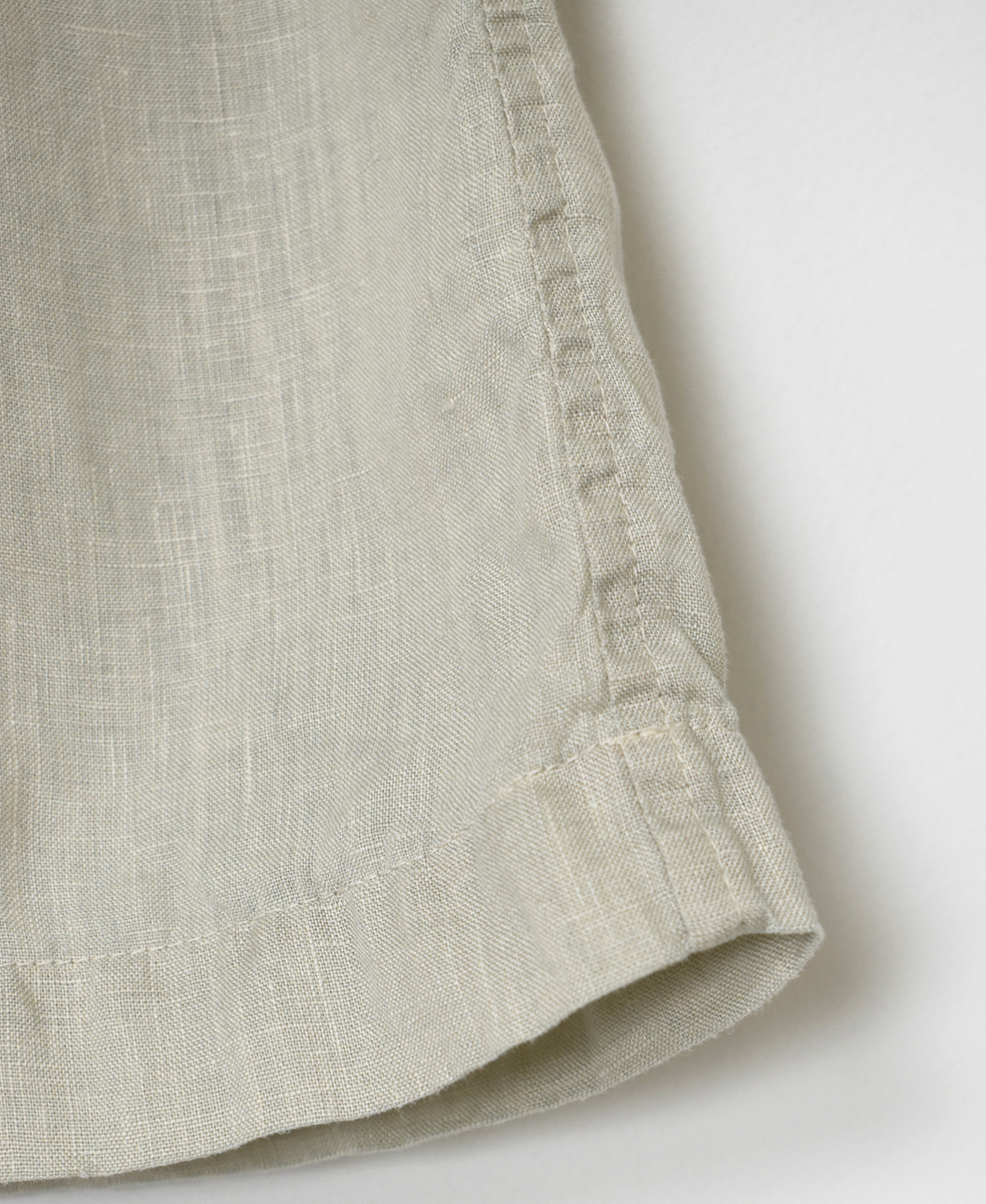 LNHT2531L(スカート) LINEN PLAIN OVERDYE EASY SKIRT