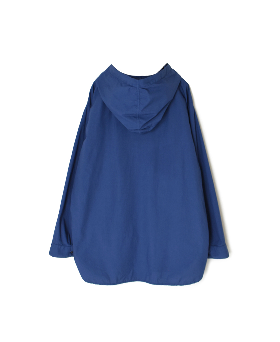 INHT2432CP (シャツ) 60s COTTON POPLIN OVERDYE HOODED PULLOVER SHIRT