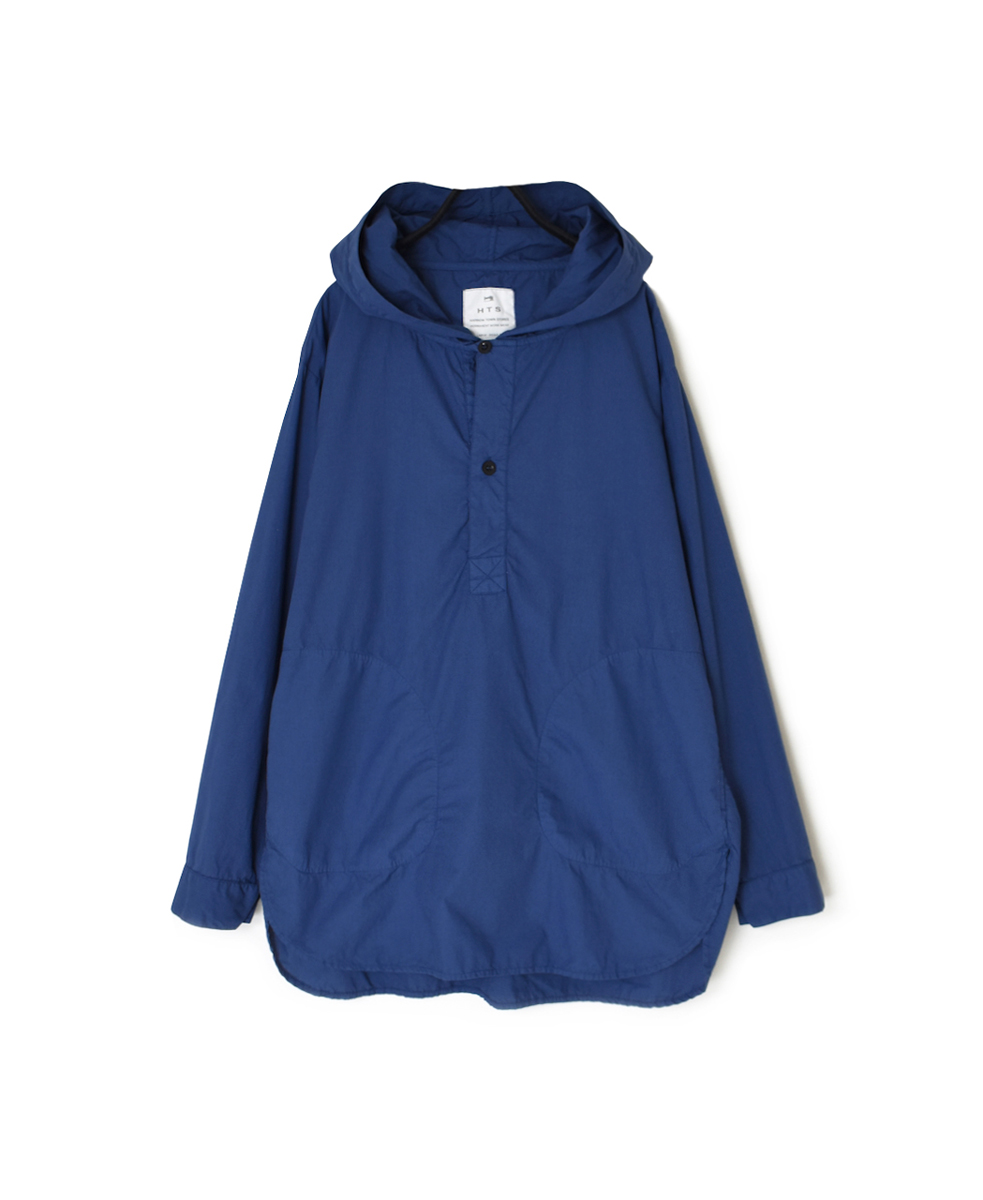 INHT2432CP (シャツ) 60s COTTON POPLIN OVERDYE HOODED PULLOVER SHIRT
