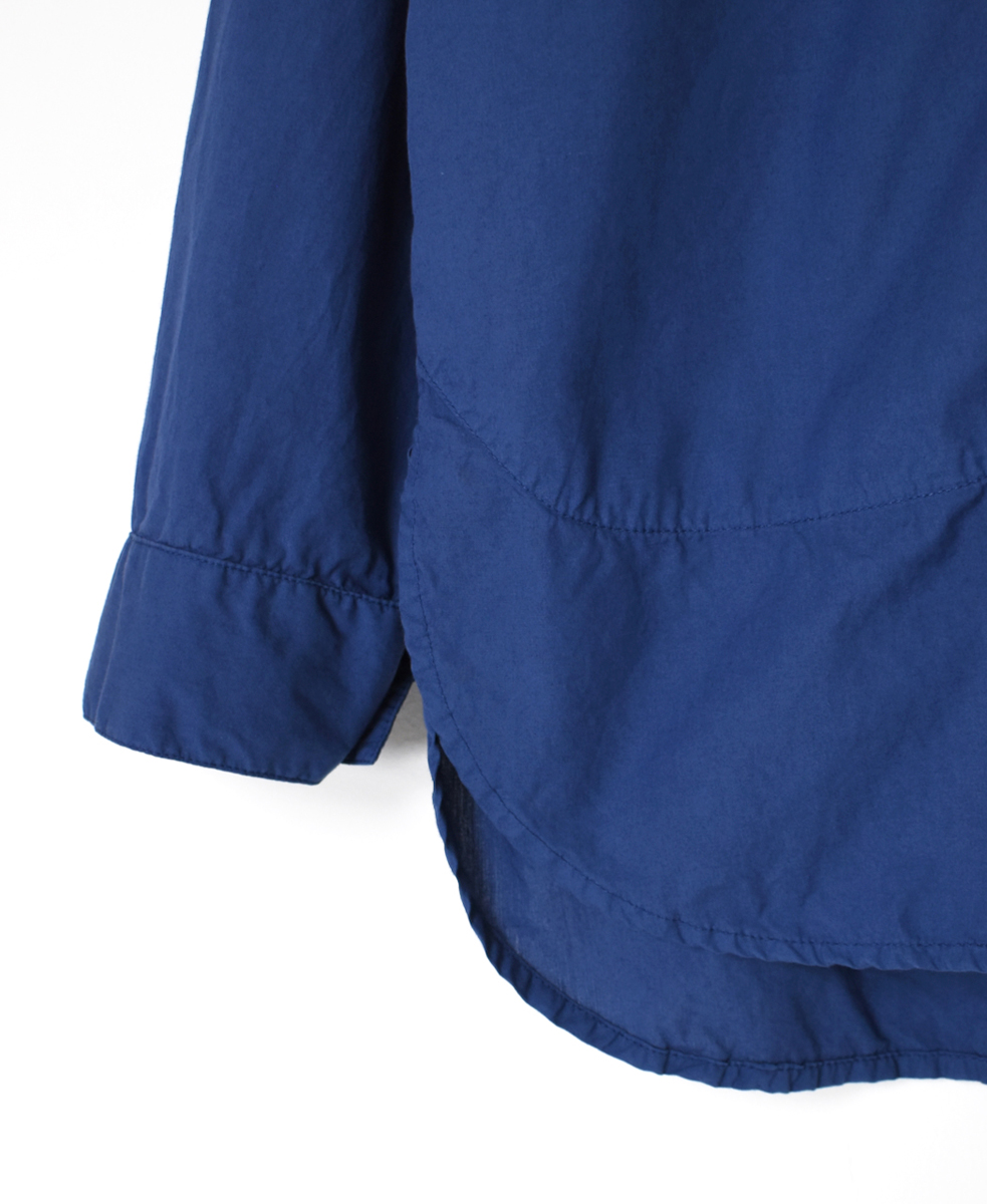 INHT2432CP (シャツ) 60s COTTON POPLIN OVERDYE HOODED PULLOVER SHIRT