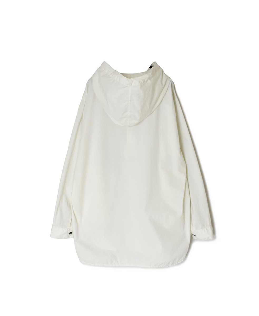 INHT2432CP (シャツ) 60s COTTON POPLIN OVERDYE HOODED PULLOVER SHIRT