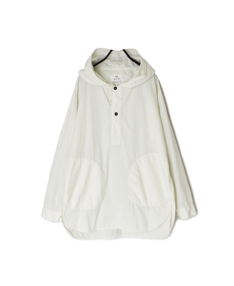 INHT2432CP (シャツ) 60s COTTON POPLIN OVERDYE HOODED PULLOVER SHIRT