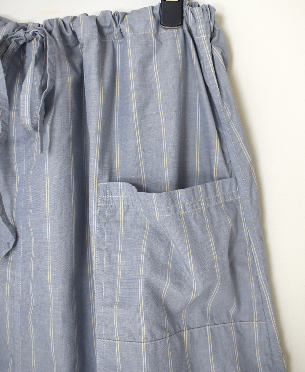 INHT2514STD(スカート) COTTON STRIPE OVERDYE EASY SKIRT