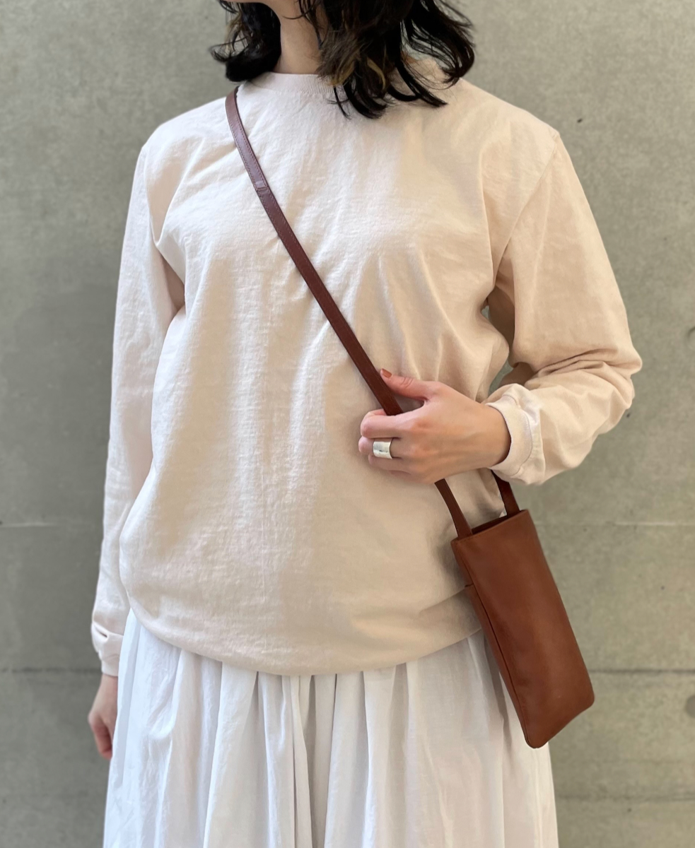 NGW9951 (Tシャツ) CREW NECK L/SL WITH CUFF & HEM RIB