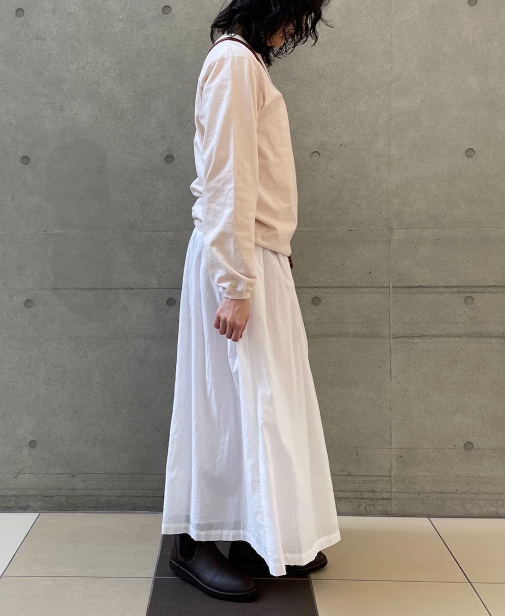 NGW9951 (Tシャツ) CREW NECK L/SL WITH CUFF & HEM RIB