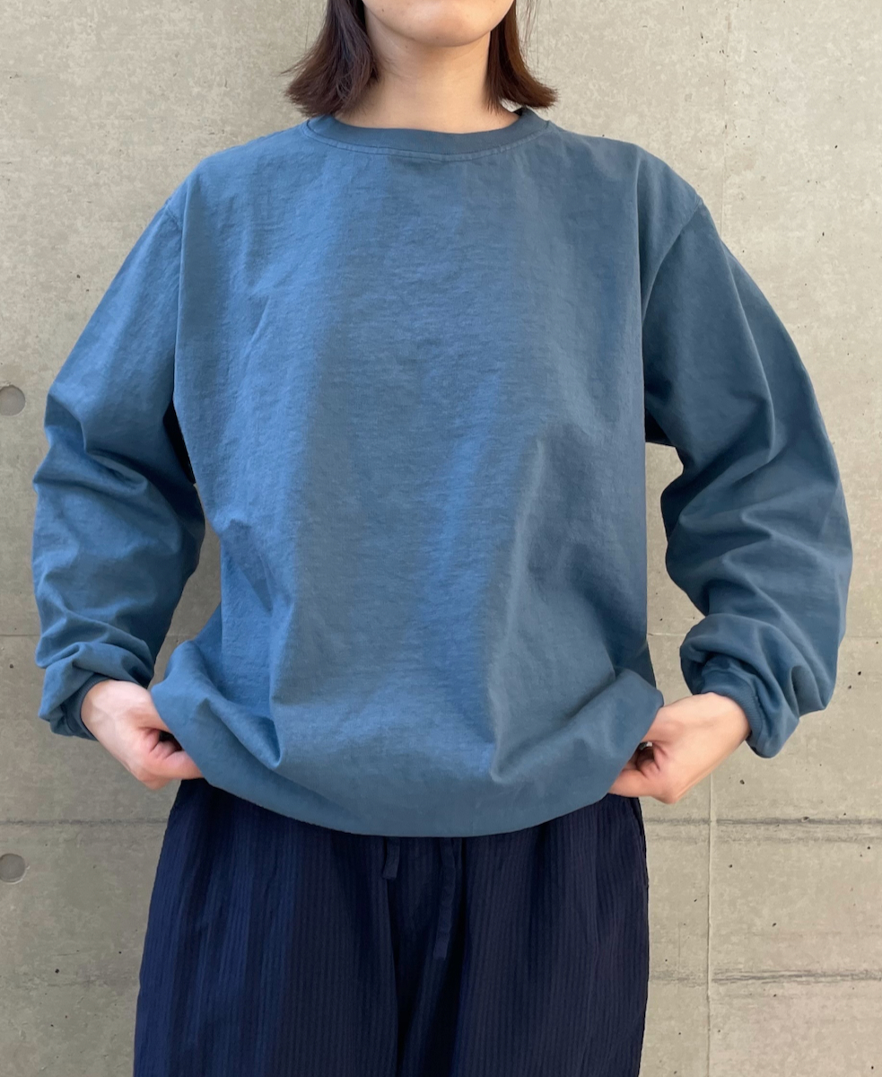 NGW9951 (Tシャツ) CREW NECK L/SL WITH CUFF & HEM RIB
