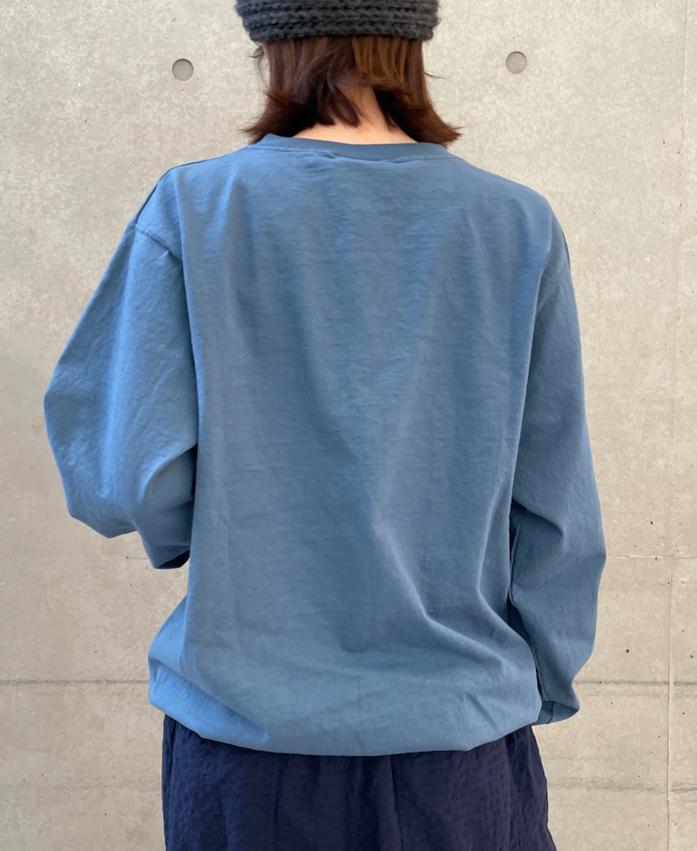 NGW9951 (Tシャツ) CREW NECK L/SL WITH CUFF & HEM RIB