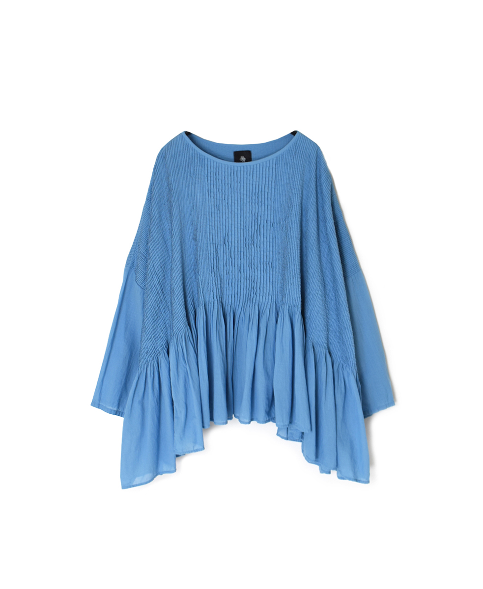 NMDS25211D(プルオーバー) 80s ORGANIC STRIPE(OVERDYE) MINI PINTUCK PULLOVER