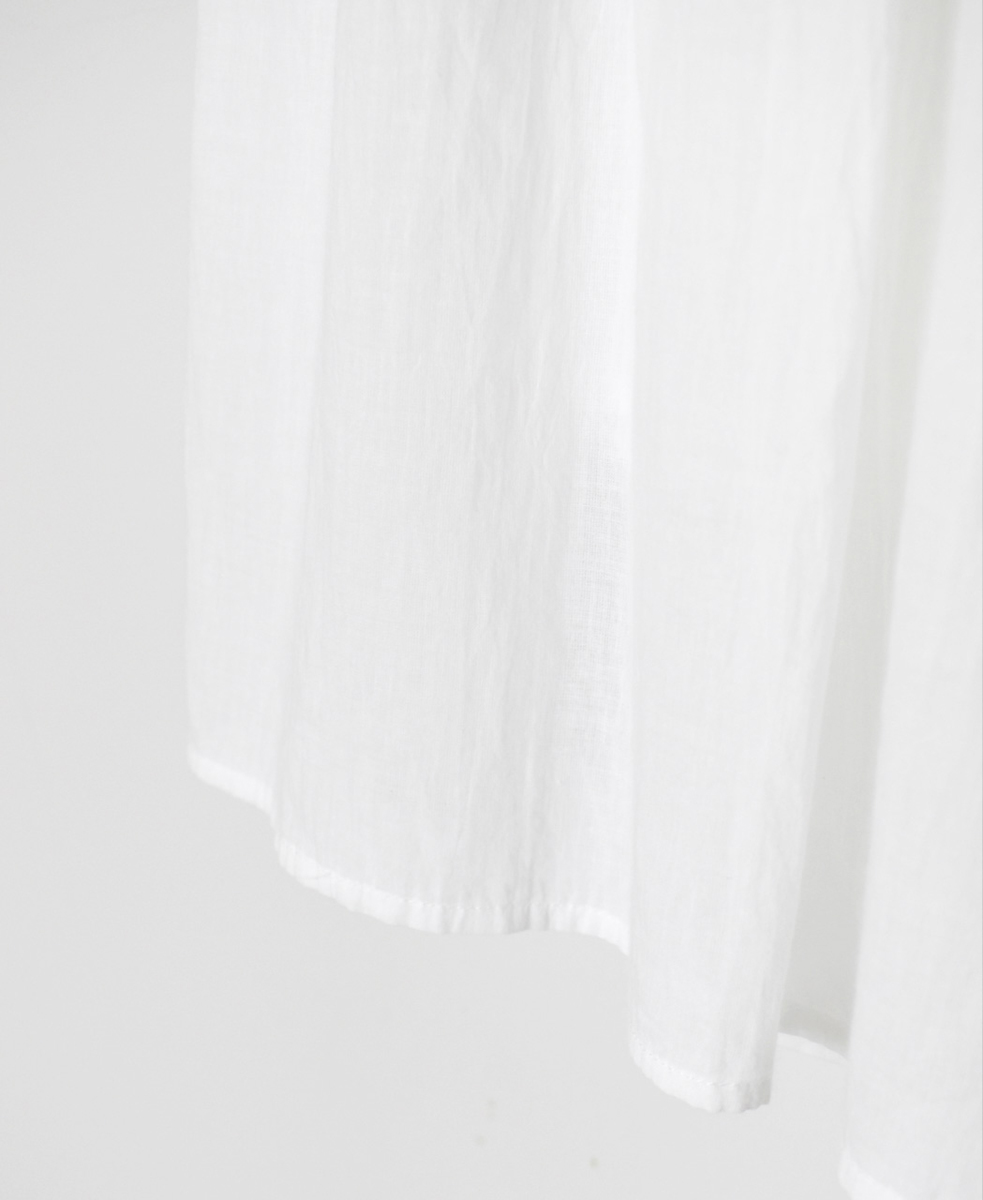 NMDS25226(パンツ) 80s ORGANIC VOILE PLAIN CULOTTES WITH MINI PINTUCK