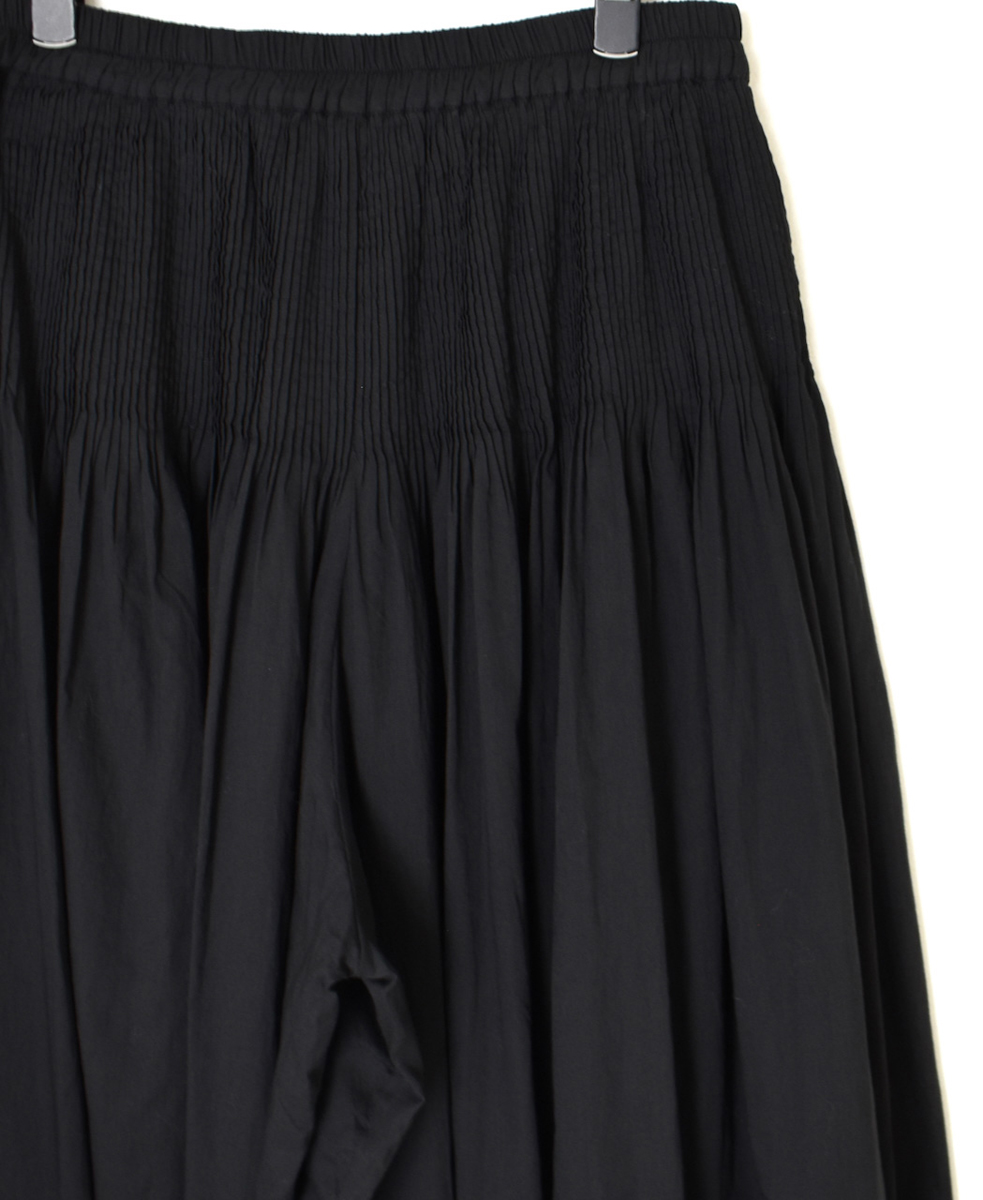 NMDS25226(パンツ) 80s ORGANIC VOILE PLAIN CULOTTES WITH MINI PINTUCK
