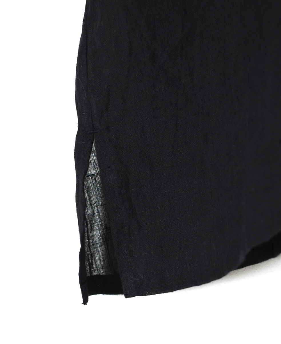 NMDS25243(プルオーバー) 80s POWER LOOM LINEN PLAIN V-NECK LACE S/SL PULLOVER