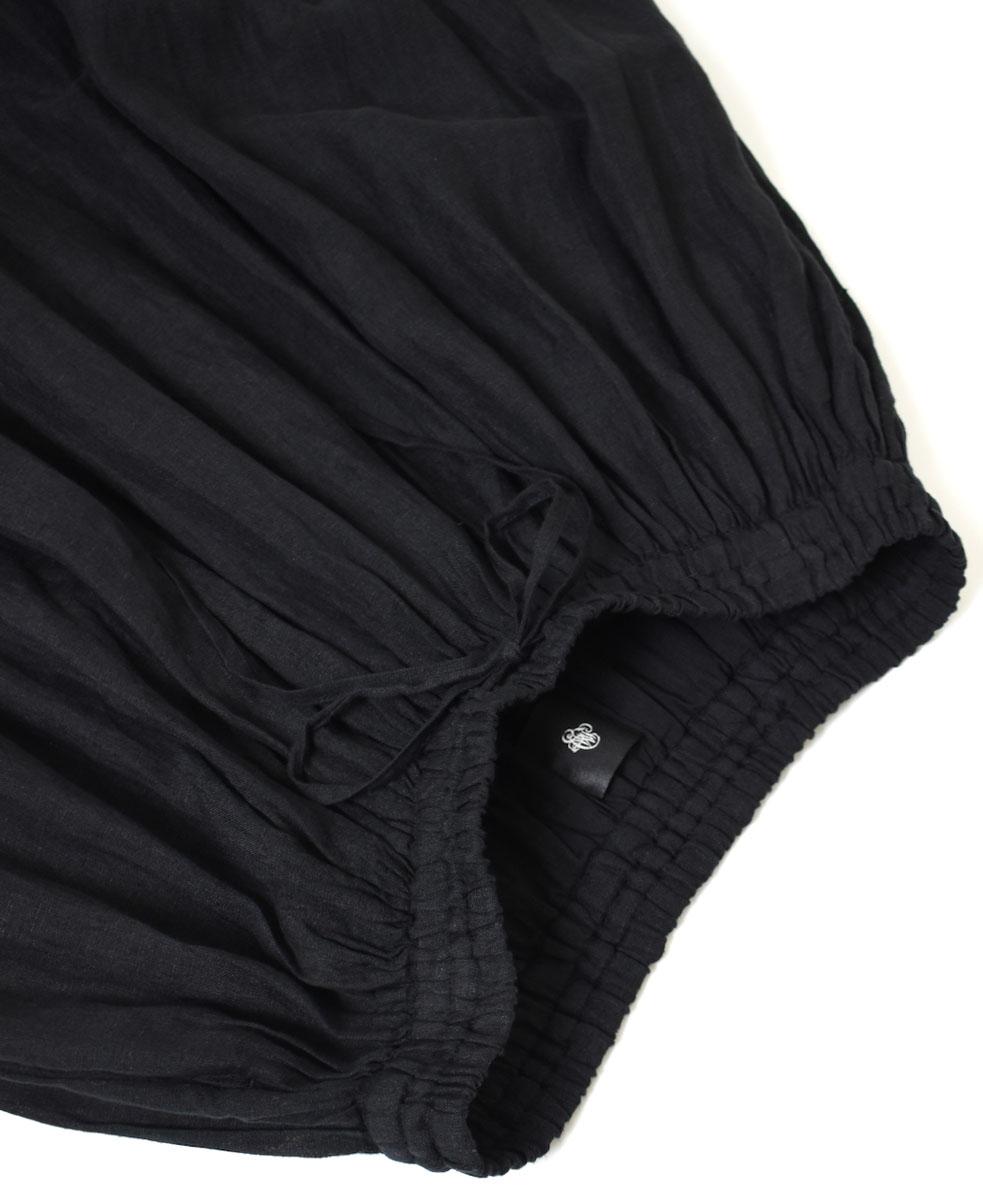 NMDS25245(スカート) 80s POWER LOOM LINEN PLAIN GATHERED SKIRT WITH LINING