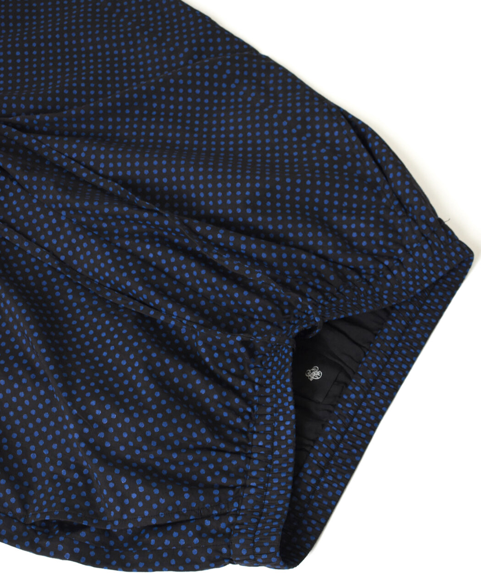 NMDS25265(パンツ) 80s VOIL DOT&TREE BLOCK PRINT EASY PANTS