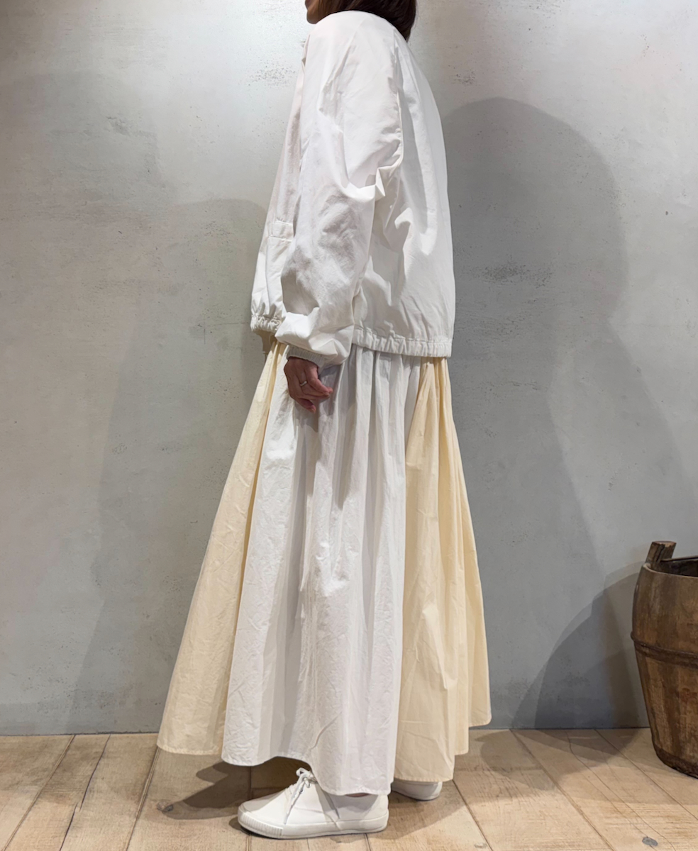 NMDS24633W(ジャケット) 40s ORGANIC POPLIN RAGLAN STRING JACKET
