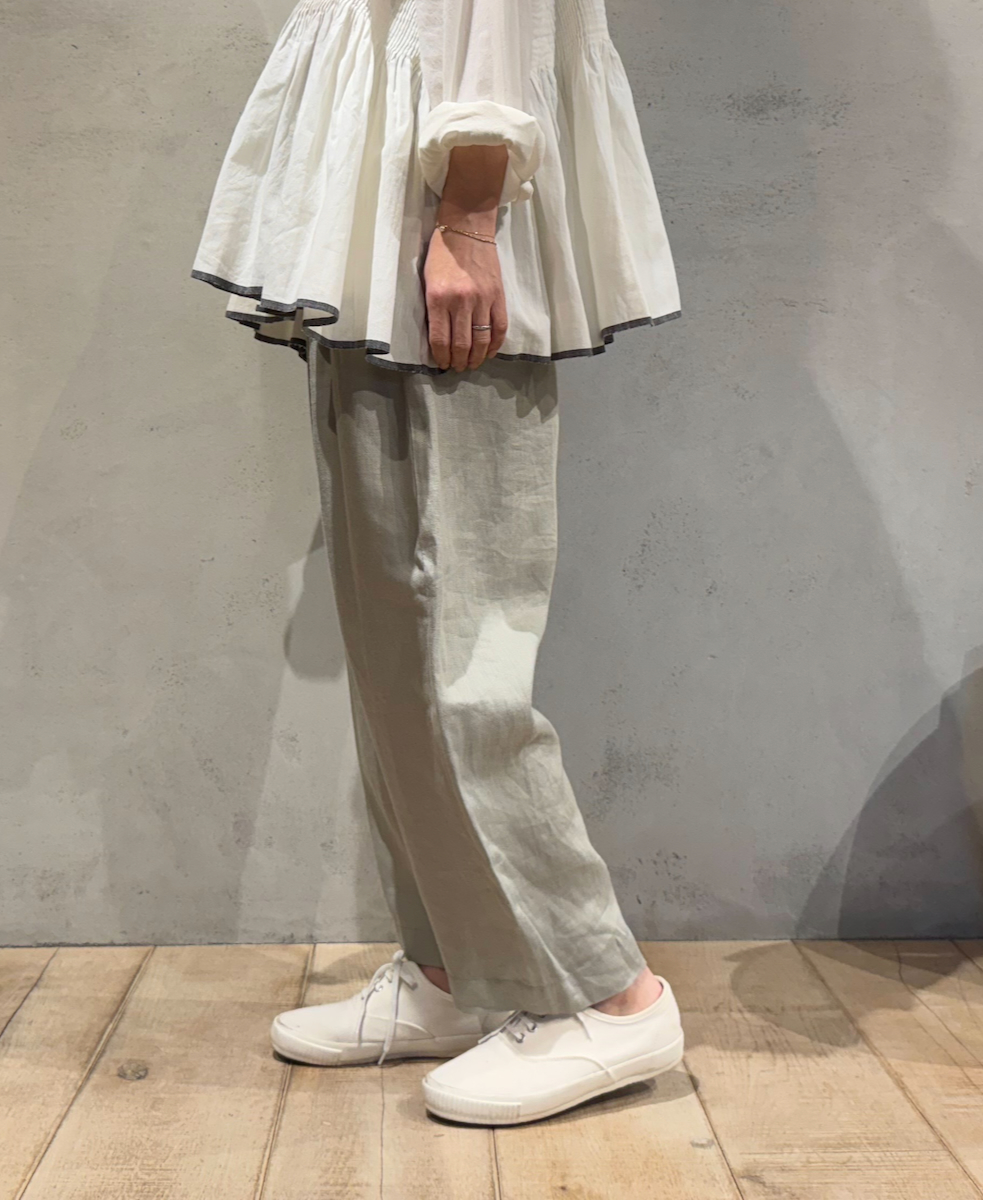 GNMDS2501NLT(パンツ) LINEN TWILL 2TUCK TAPERED EASY PANTS