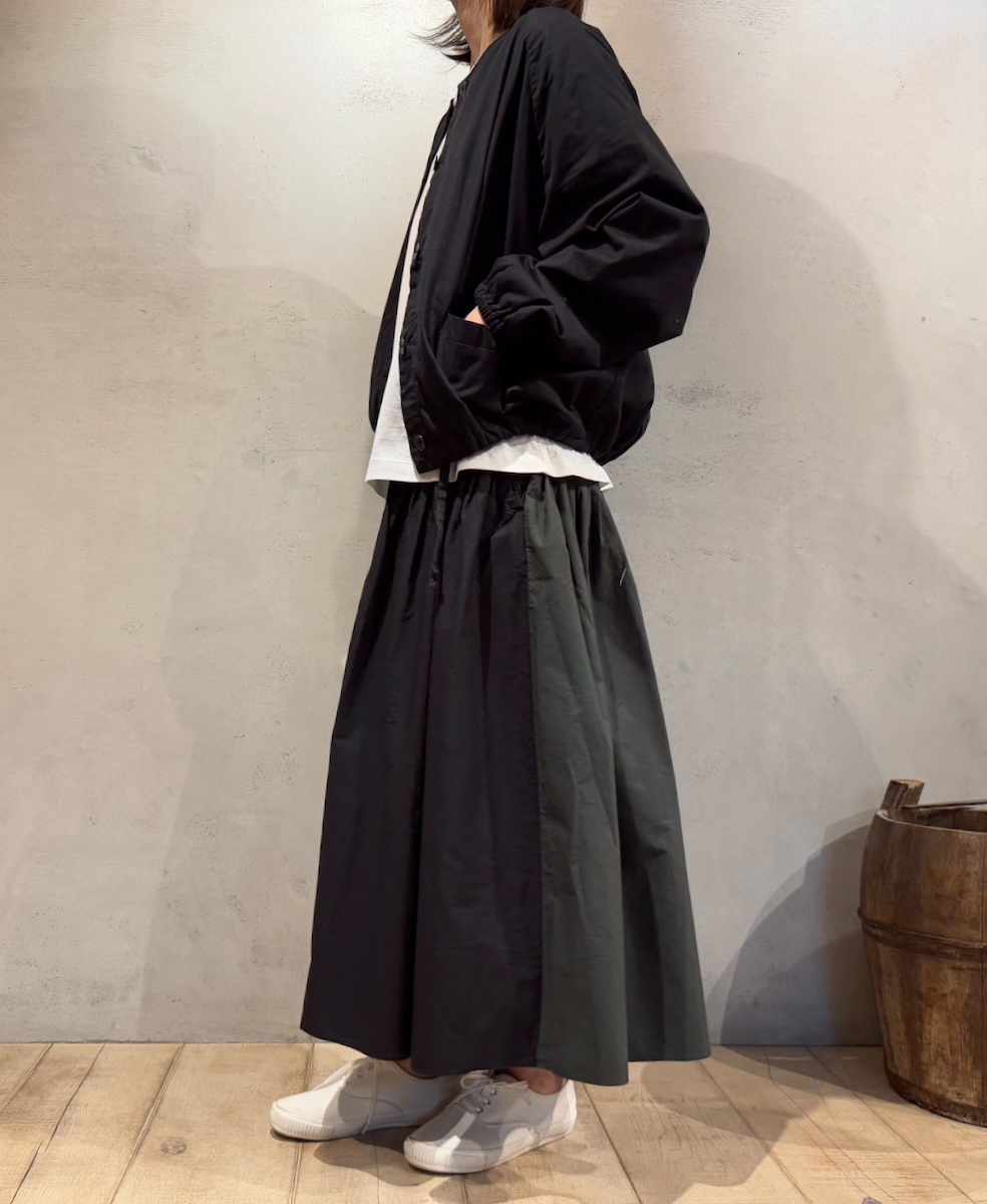 NMDS24633W(ジャケット) 40s ORGANIC POPLIN RAGLAN STRING JACKET