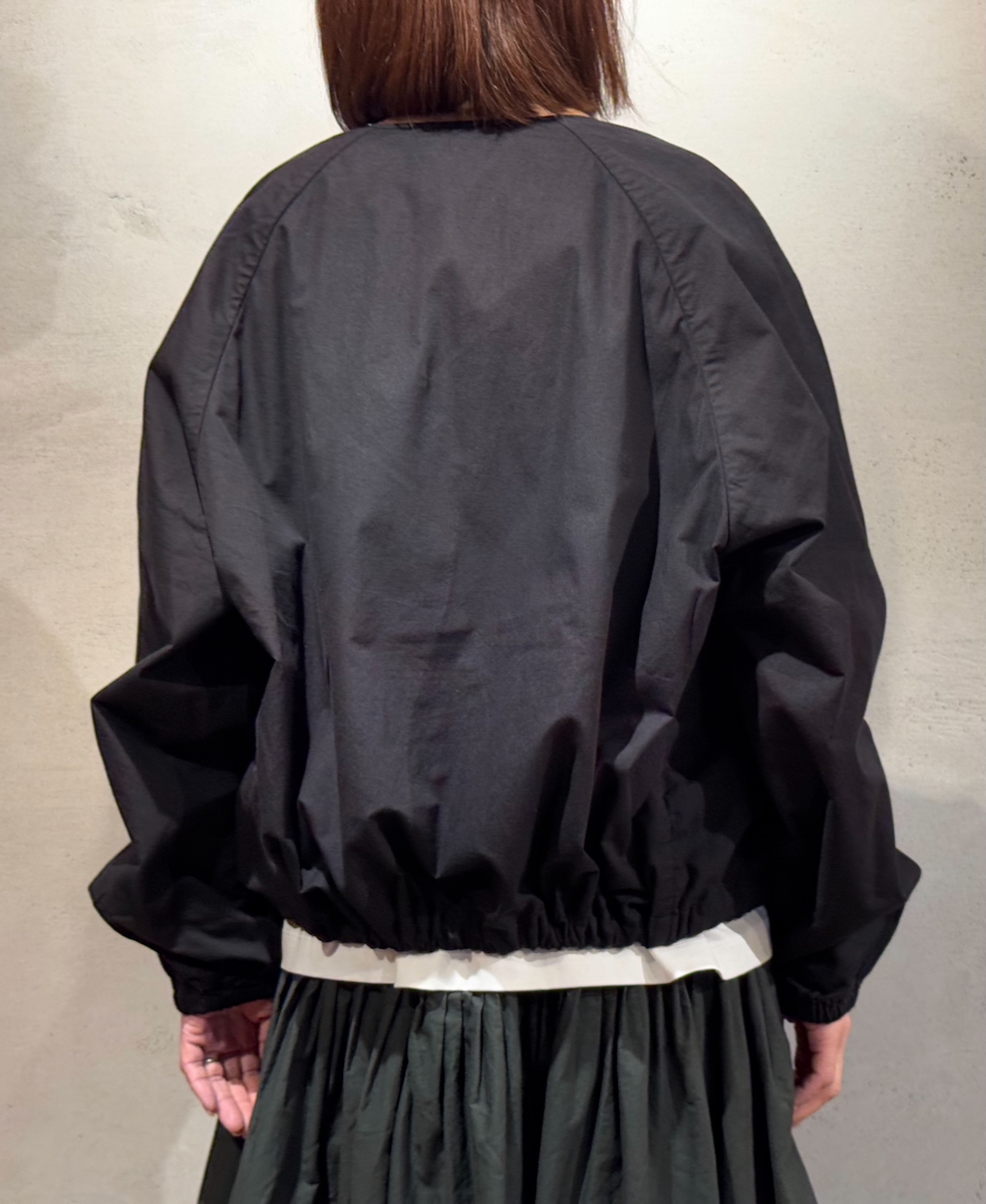 NMDS24633W(ジャケット) 40s ORGANIC POPLIN RAGLAN STRING JACKET
