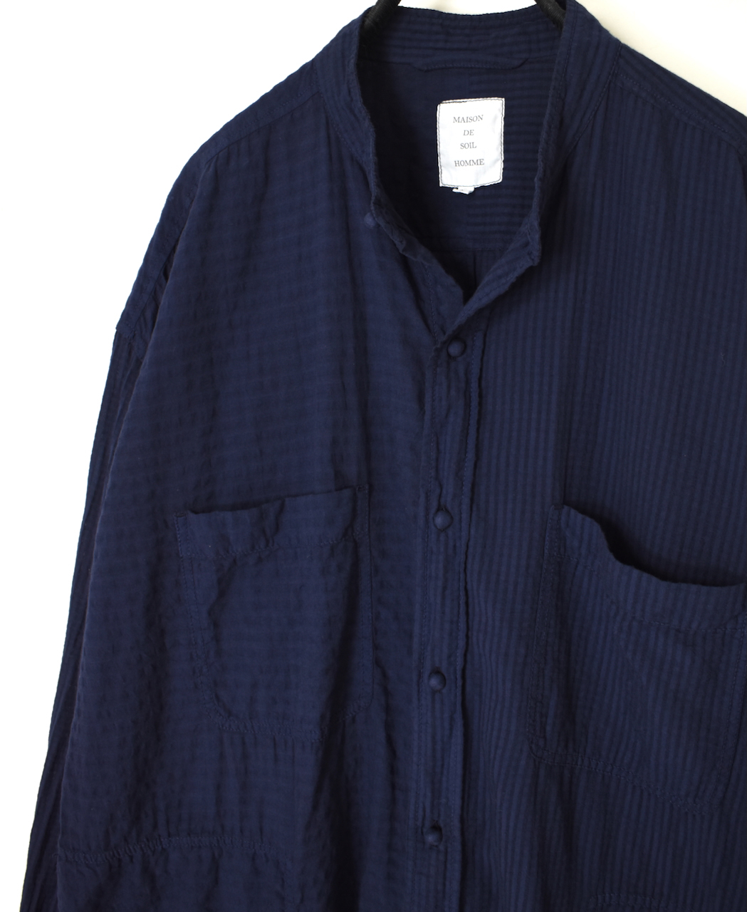 MDSH2482BD(ジャケット) 80s ORGANIC COTTON BIG CHECK × SMALL CHECK(BALL BUTTON) 4 POCKET LONG JACKET