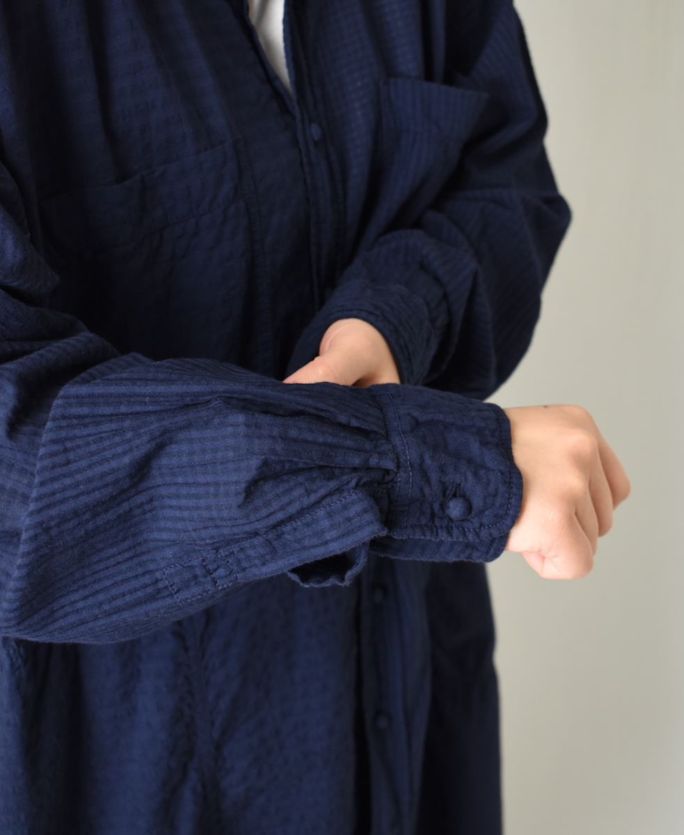 MDSH2482BD(ジャケット) 80s ORGANIC COTTON BIG CHECK × SMALL CHECK(BALL BUTTON) 4 POCKET LONG JACKET