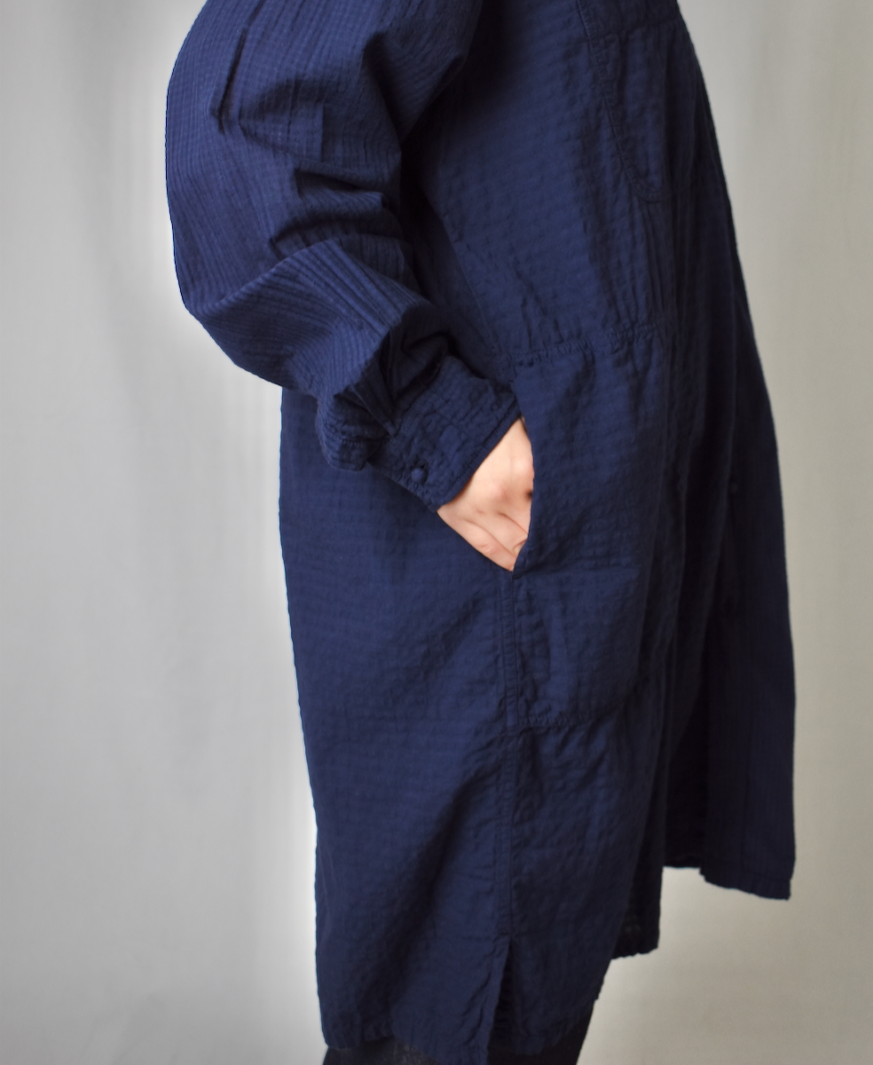 MDSH2482BD(ジャケット) 80s ORGANIC COTTON BIG CHECK × SMALL CHECK(BALL BUTTON) 4 POCKET LONG JACKET