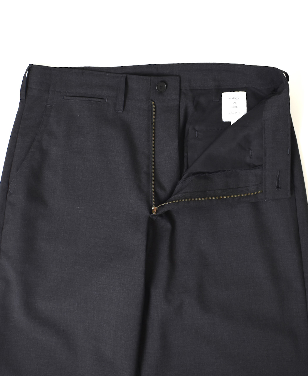 GMDSH2510(パンツ) TROPICAL WOOL AUTHENTIC TROUSERS