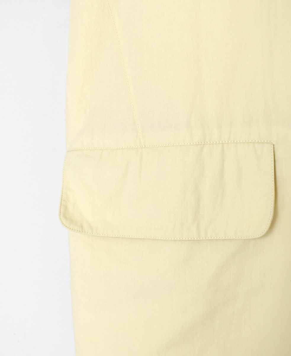 NVL2502CP(ベスト) 40s ORGANIC POPLIN NO COLLAR VEST