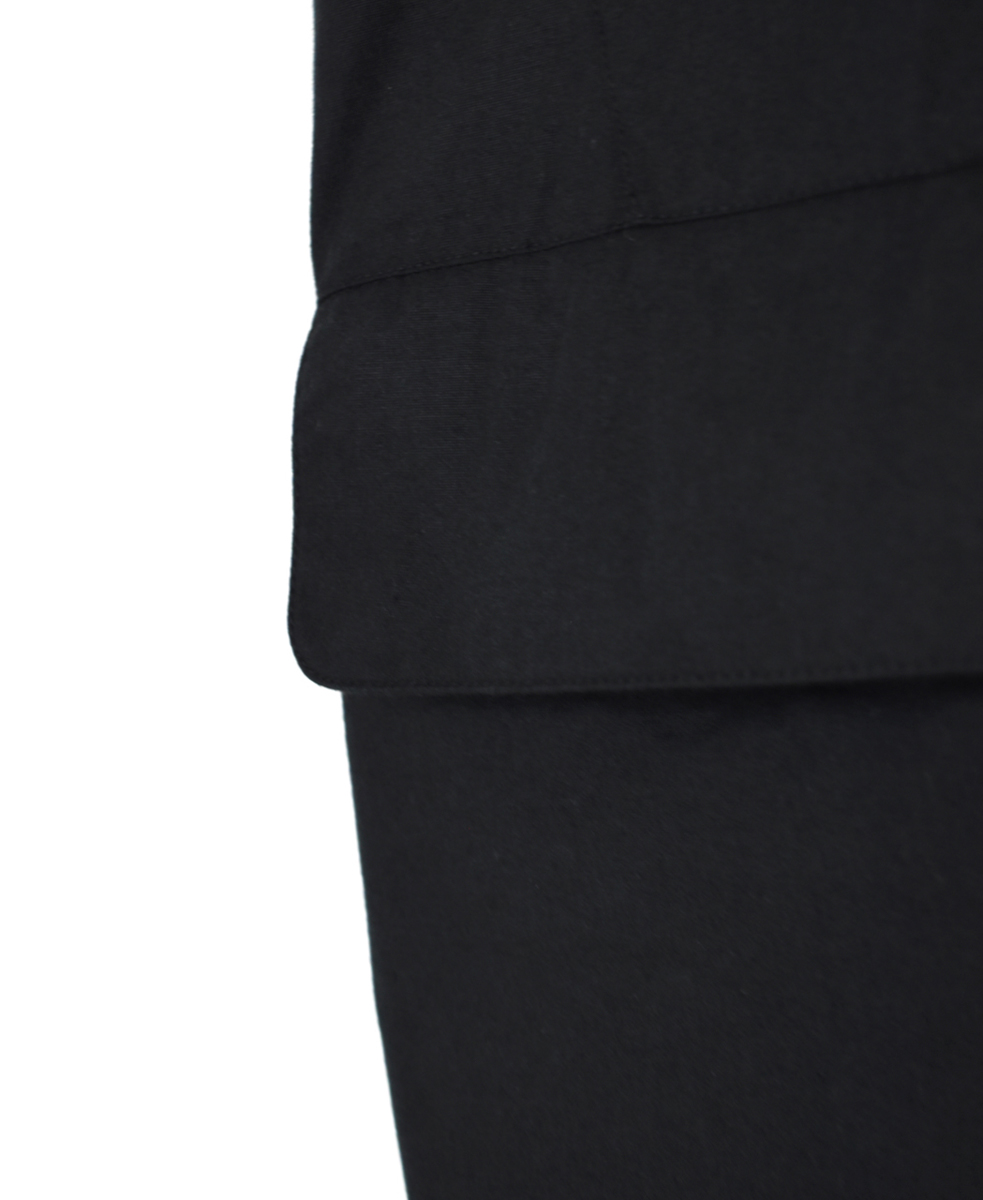 NVL2502CP(ベスト) 40s ORGANIC POPLIN NO COLLAR VEST