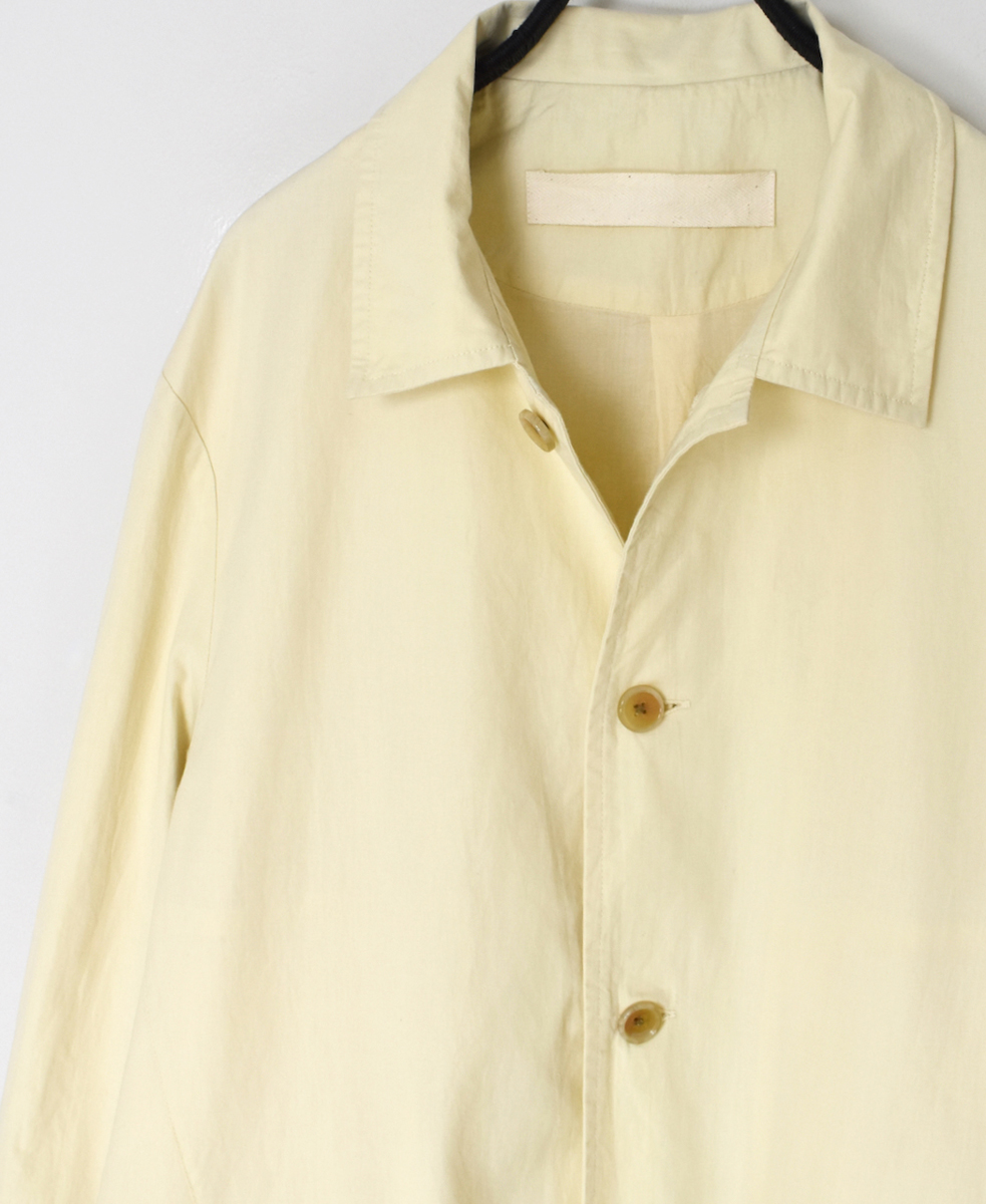 NVL2501CP(ジャケット) 40s ORGANIC POPLIN SIDE VENTS REGULAR COLLAR JACKET