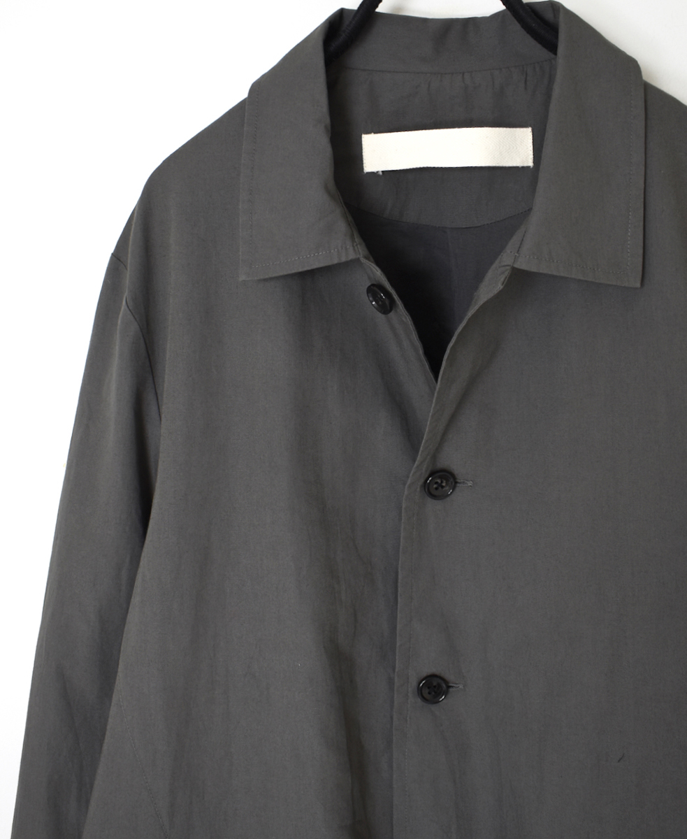 NVL2501CP(ジャケット) 40s ORGANIC POPLIN SIDE VENTS REGULAR COLLAR JACKET