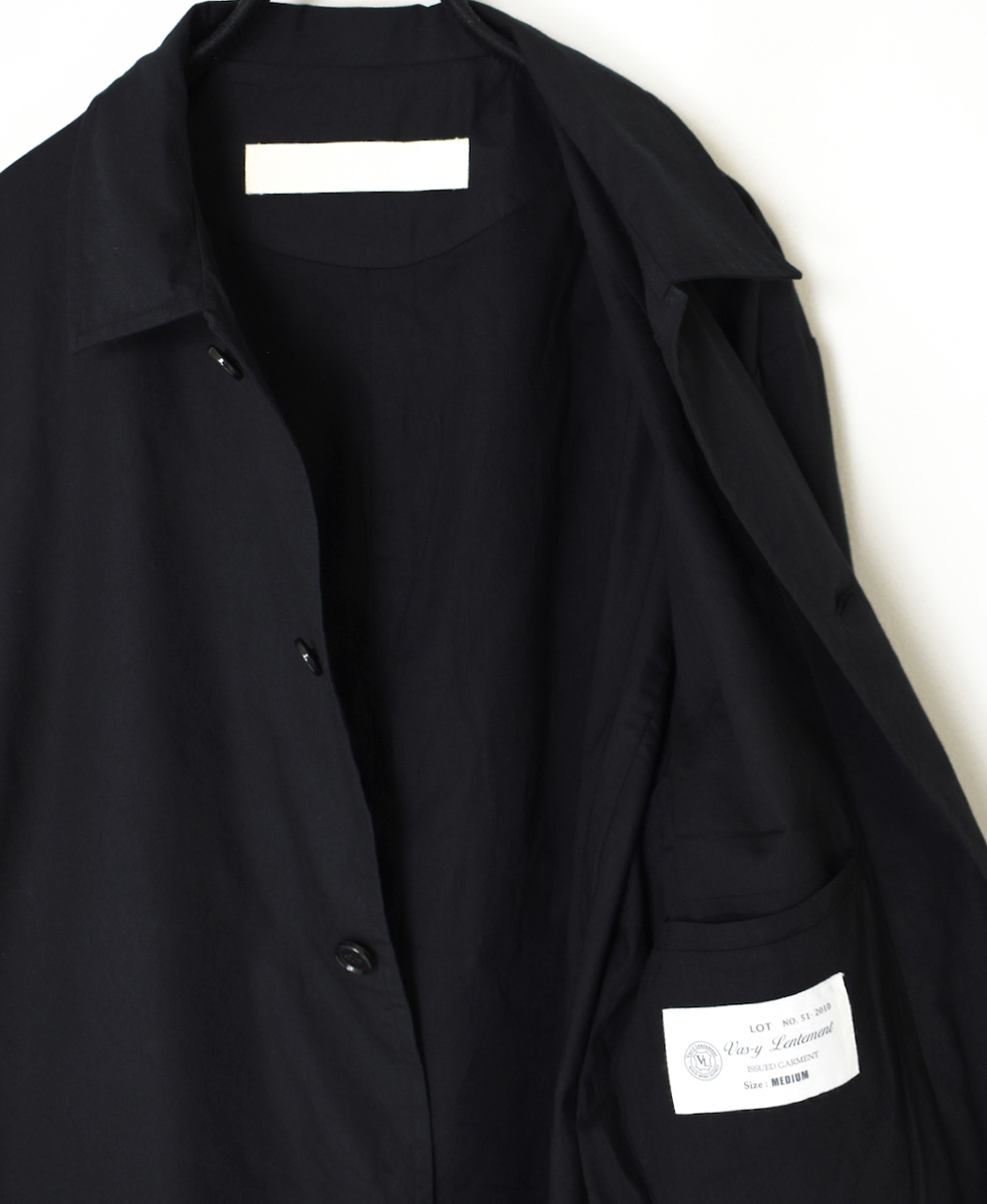 NVL2501CP(ジャケット) 40s ORGANIC POPLIN SIDE VENTS REGULAR COLLAR JACKET