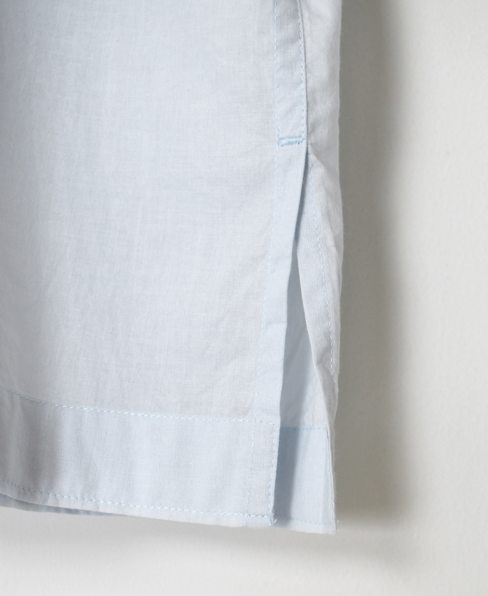 ●NVL2532CB(シャツ) 60s ORGANIC CAMBRIC BANDED COLLAR S/SL SHIRTS