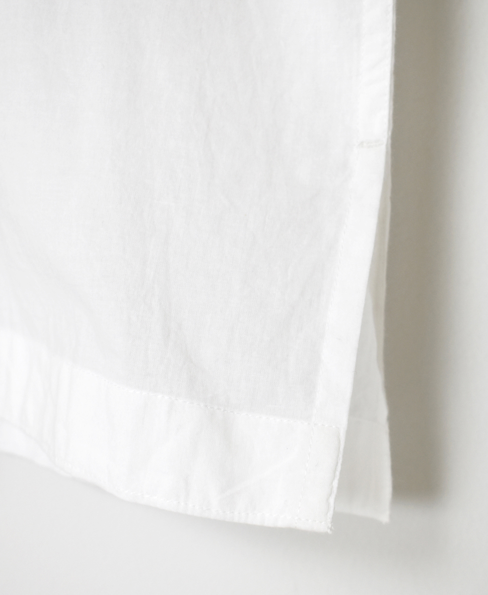 ●NVL2532CB(シャツ) 60s ORGANIC CAMBRIC BANDED COLLAR S/SL SHIRTS