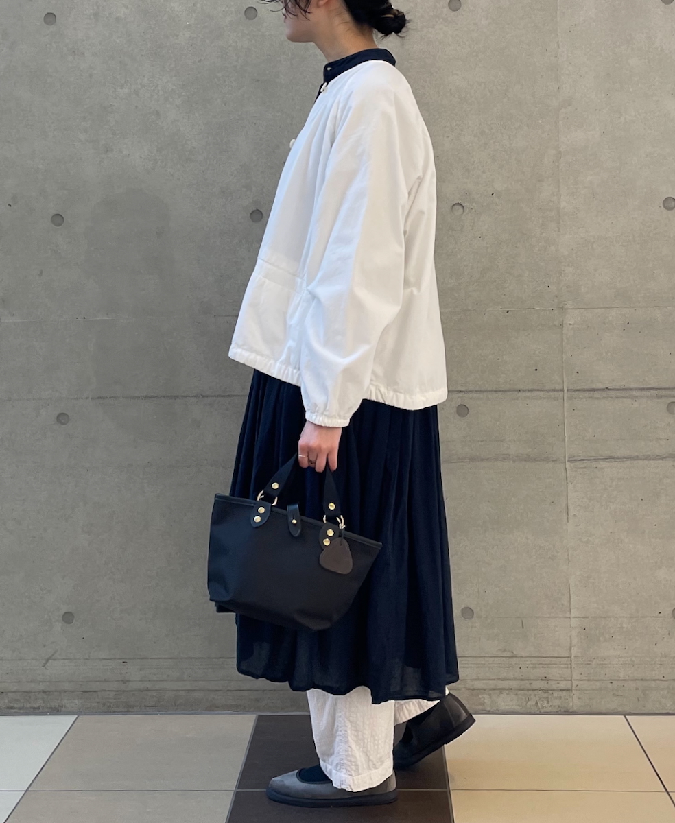 NMDS24633W(ジャケット) 40s ORGANIC POPLIN RAGLAN STRING JACKET