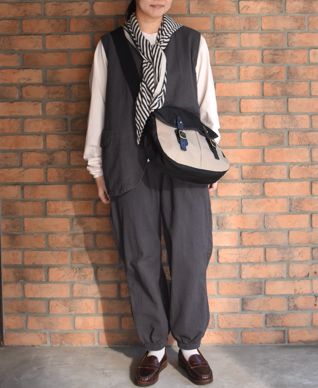 NGW9951 (Tシャツ) CREW NECK L/SL WITH CUFF & HEM RIB