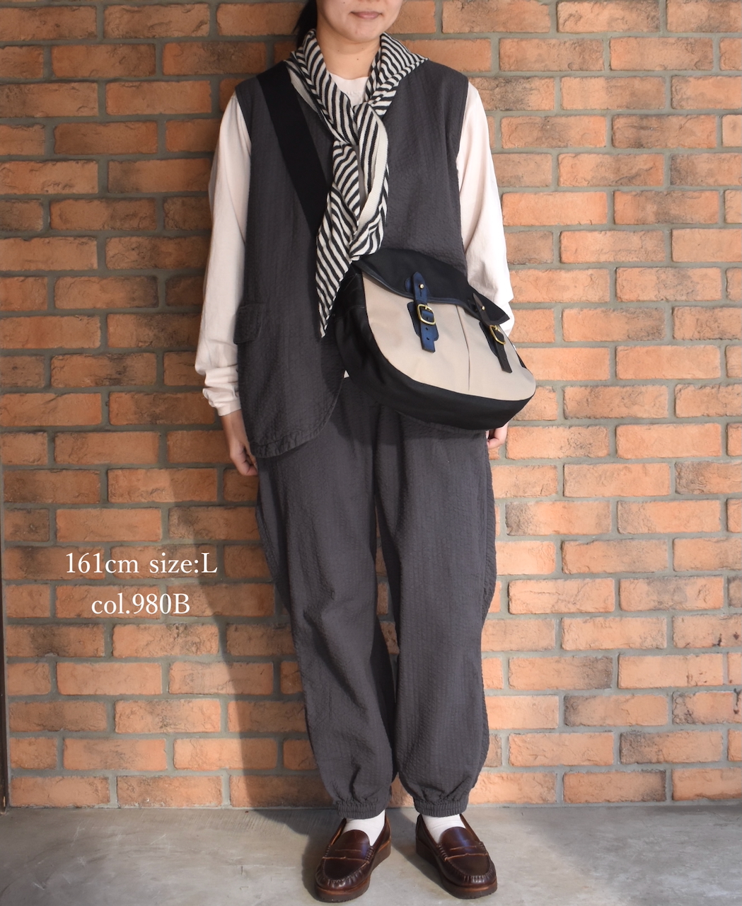 NVL2503SPD(パンツ) SEERSUCKER PLAIN OVERDYE EASY PANTS