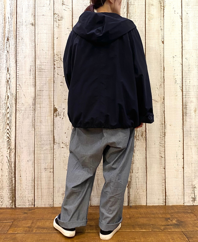 NVL2523(パンツ) POPLIN STRIPE EASY PANTS