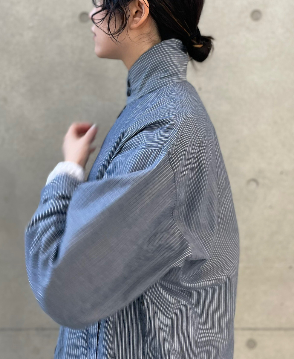 NVL2521(ジャケット) POPLIN STRIPE DRIZZLER JACKET