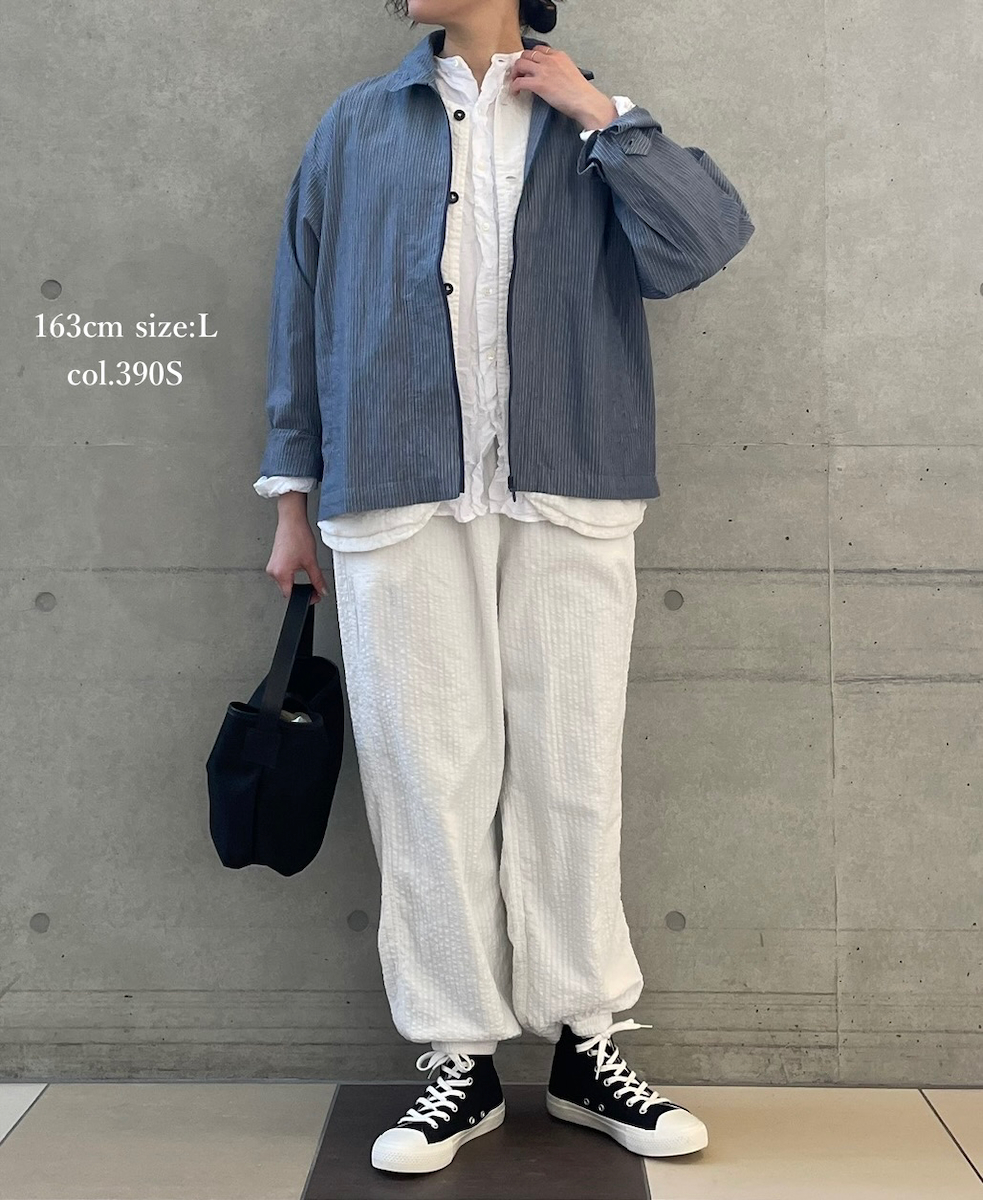 NVL2521(ジャケット) POPLIN STRIPE DRIZZLER JACKET